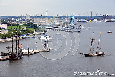 Parade of Sails Editorial Stock Photo